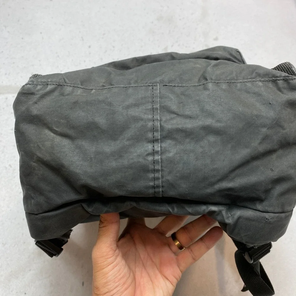 Fjallraven Backpack Unisex OS Black Kanken Classic Vinylon F Bag